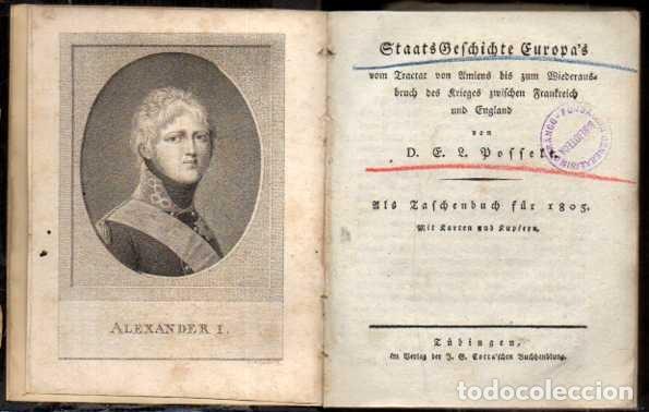 B&uuml;cher: STAATS BESCHICHTE EUROPA'S VOM TRACTAT VON AMIENS BIO ZUM WIEDERAUSBRUCH DES KRIEGES ZWISCHEN FRANKR