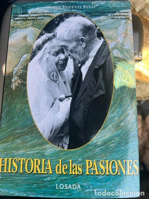 Libri di seconda mano: Historia de las pasiones -Silvia Vegetti-