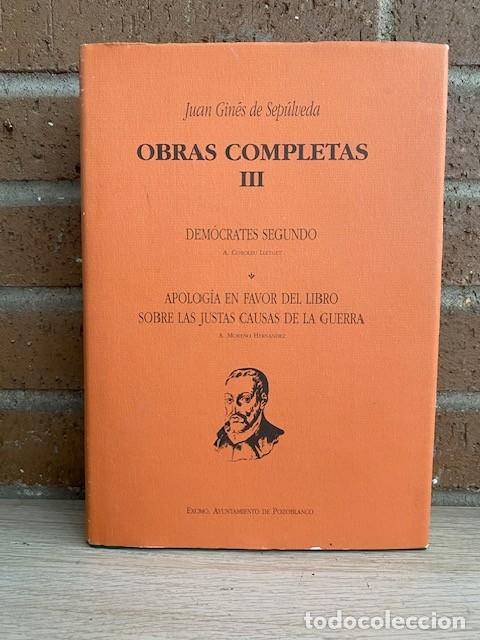 Libri di seconda mano: JUAN GIN&Eacute;S DE SEPULVEDA, OBRAS COMPLETAS TOMO III - JUAN GIN&Eacute;S DE SEPULVEDA
