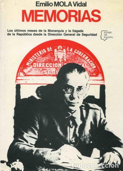 Livros em segunda m&atilde;o: MEMORIAS - Emilio Mola Vidal