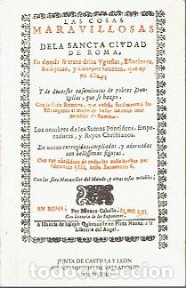 books: LAS COSAS MARAVILLOSAS DE LA SANCTA CIUDAD DE ROMA - Te&oacute;fanes Egido (Ed.)