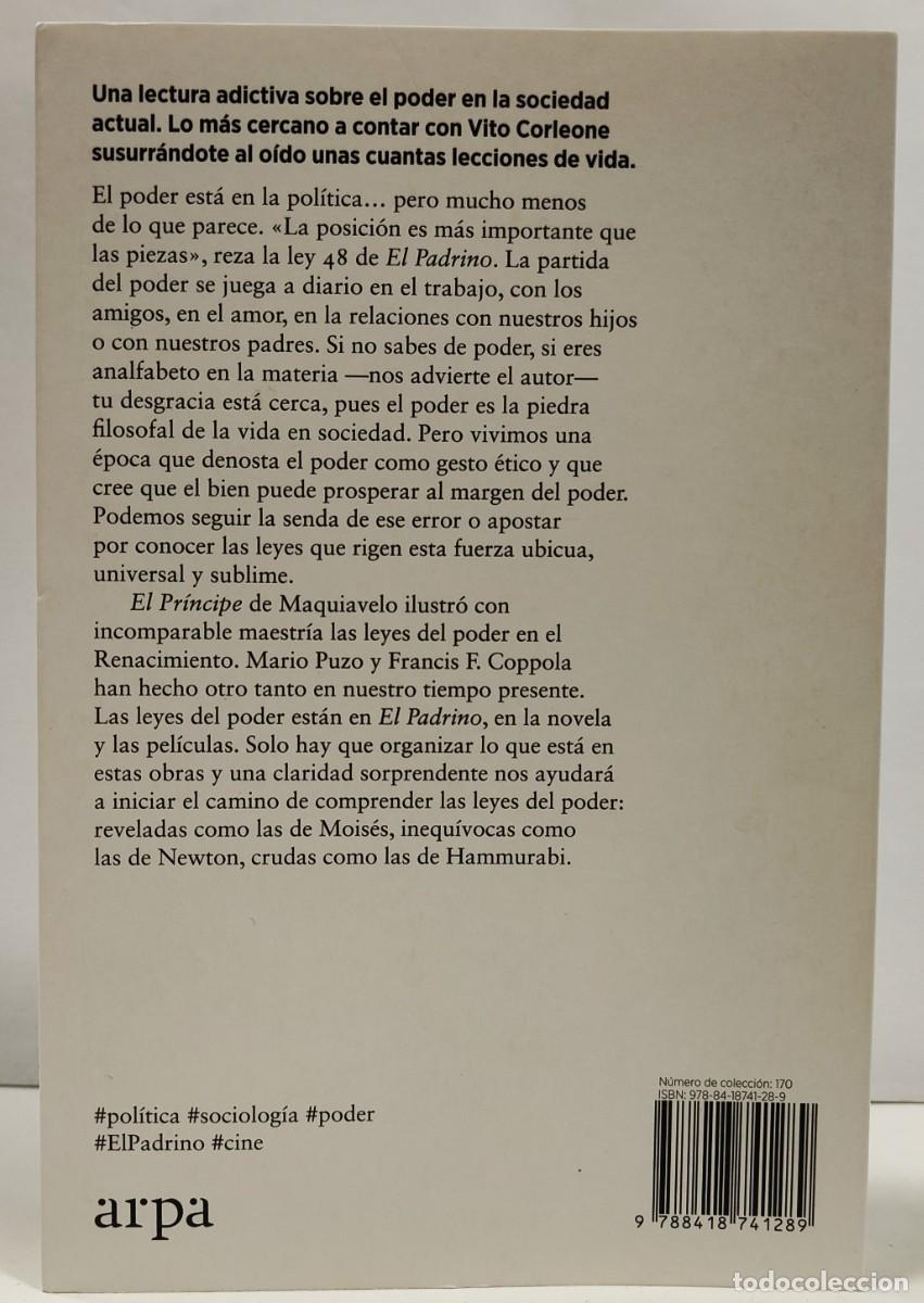 Libros: LAS 50 LEYES DEL PODER EN EL PADRINO - ALBERTO MAYOL - Foto 3