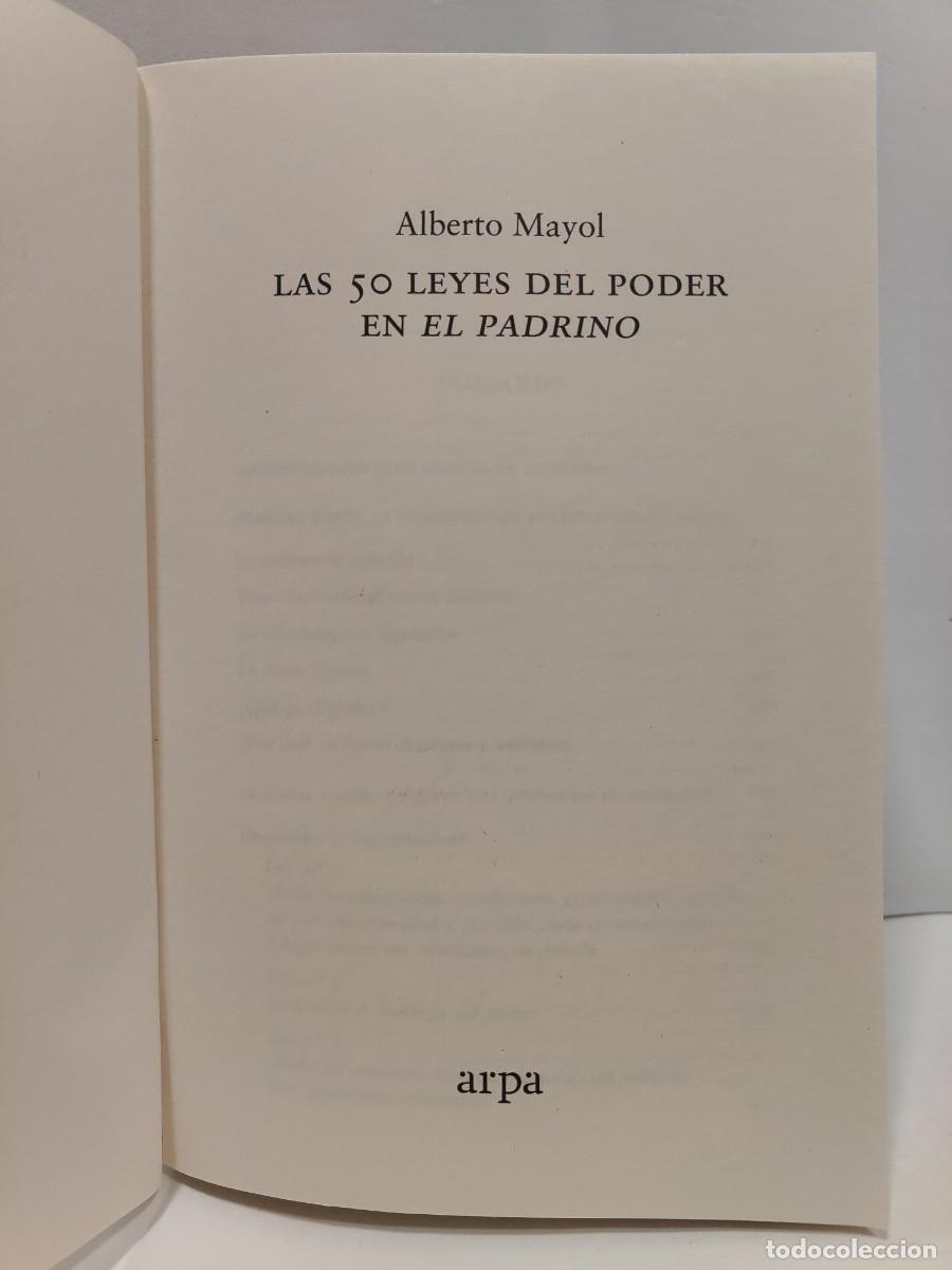 Libros: LAS 50 LEYES DEL PODER EN EL PADRINO - ALBERTO MAYOL - Foto 6