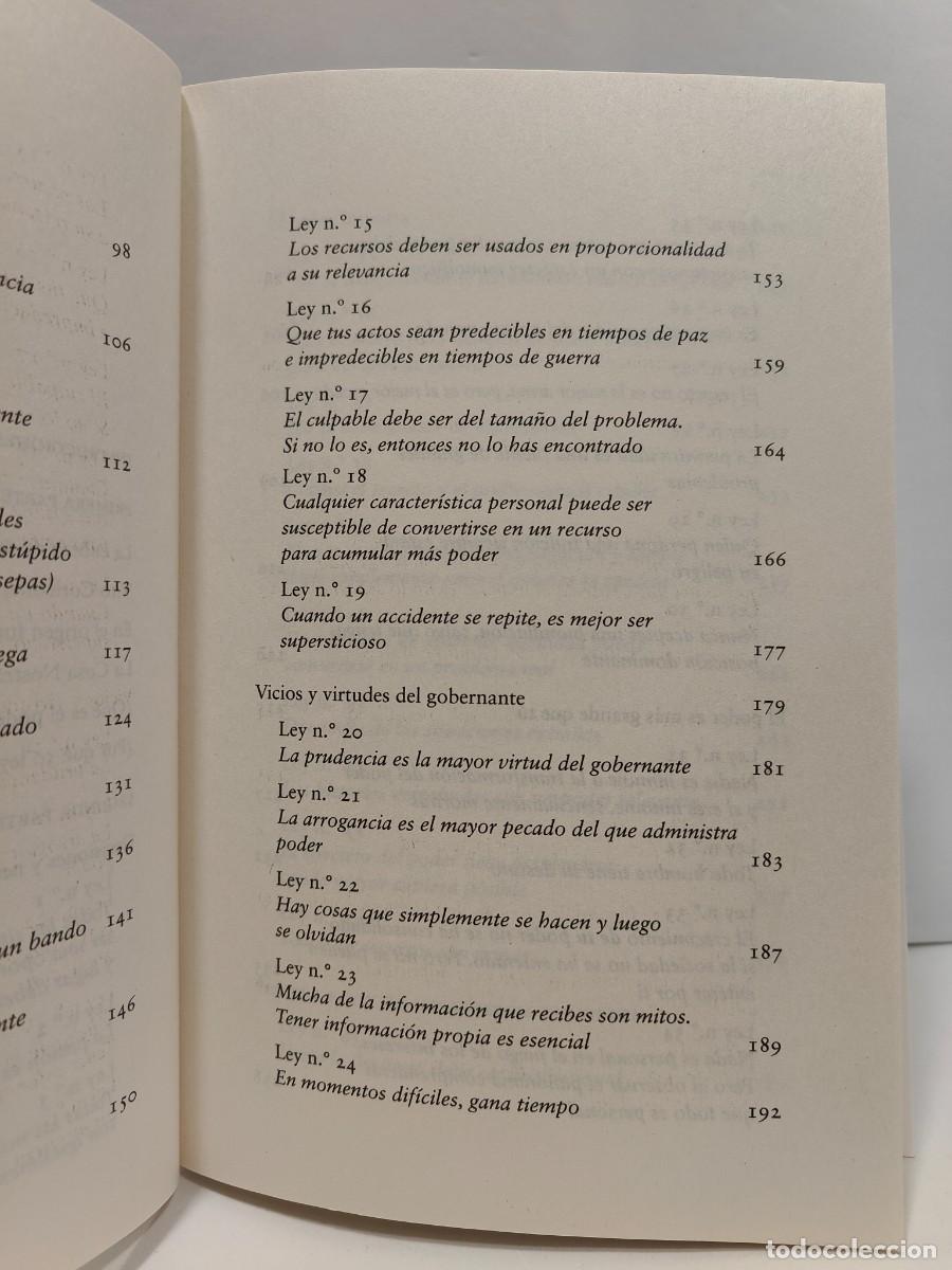 Libros: LAS 50 LEYES DEL PODER EN EL PADRINO - ALBERTO MAYOL - Foto 9