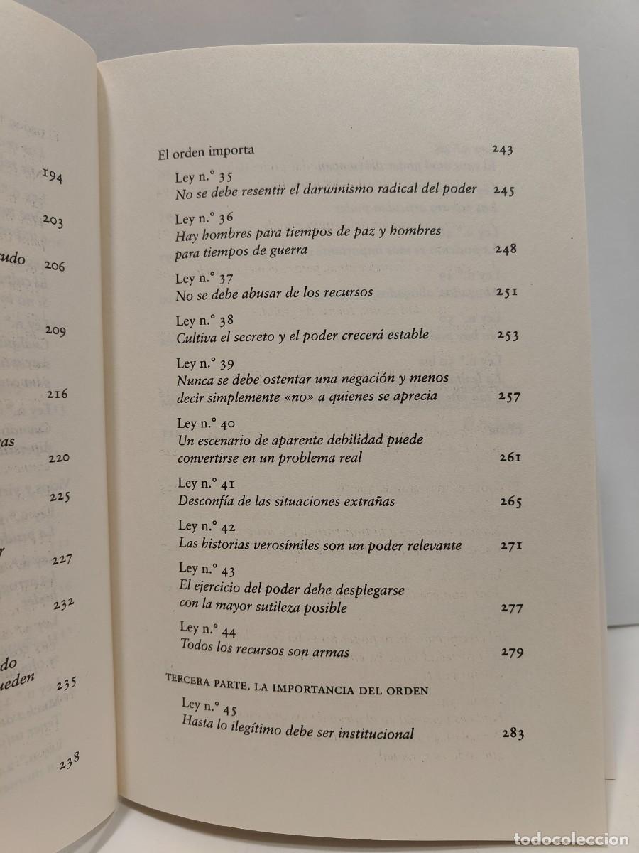Libros: LAS 50 LEYES DEL PODER EN EL PADRINO - ALBERTO MAYOL - Foto 11