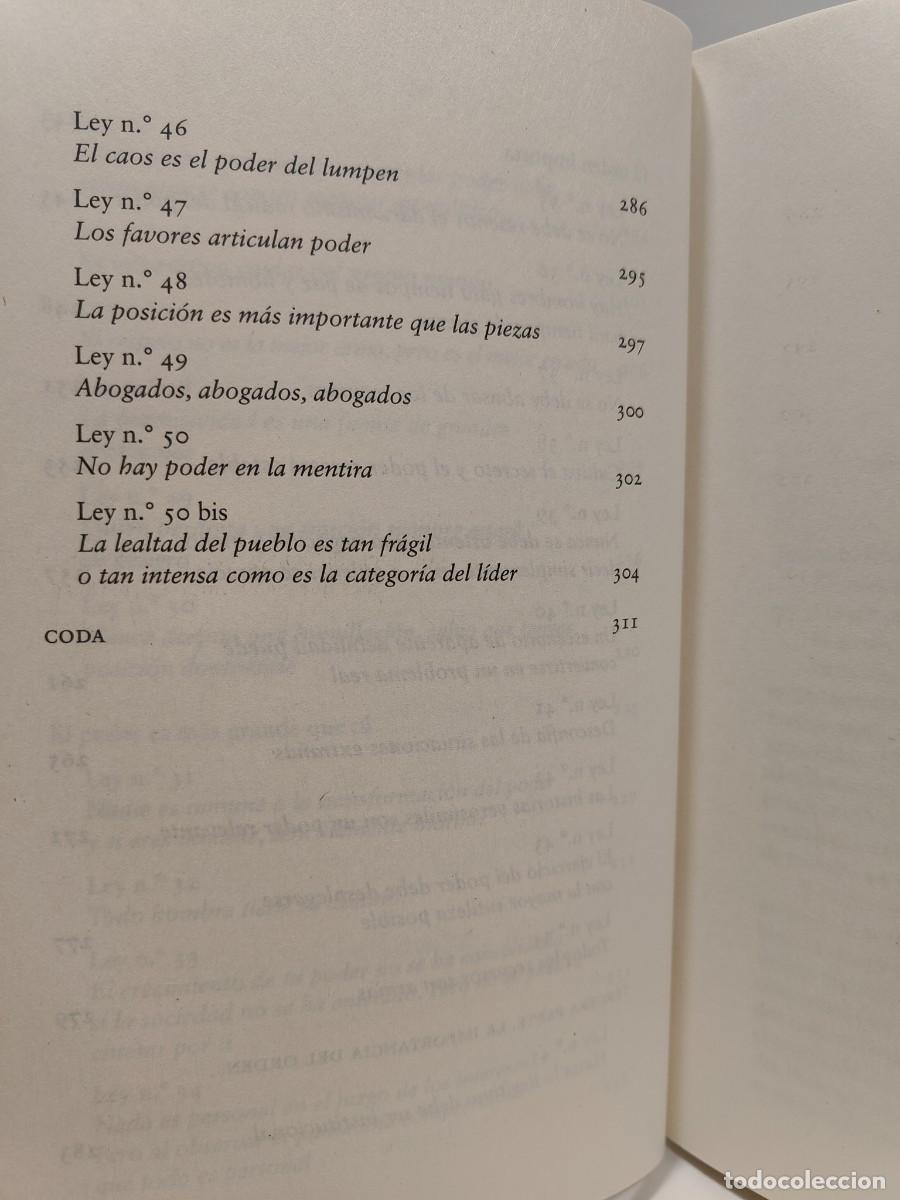 Libros: LAS 50 LEYES DEL PODER EN EL PADRINO - ALBERTO MAYOL - Foto 12