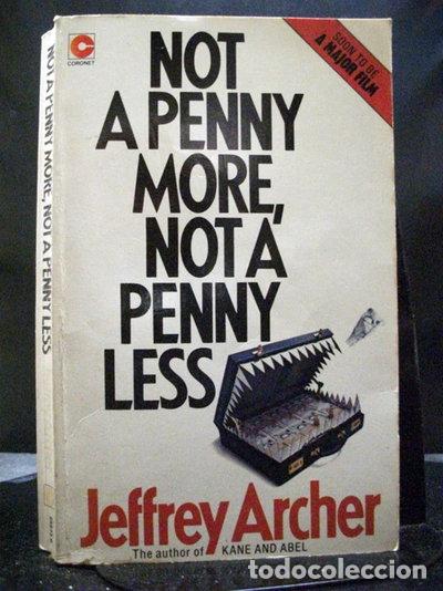Libros: Not a Penny More, Not a Penny Less- 9780340255735