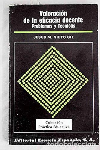 Libros: Valoraci&oacute;n de la eficacia docente- 9788433102188