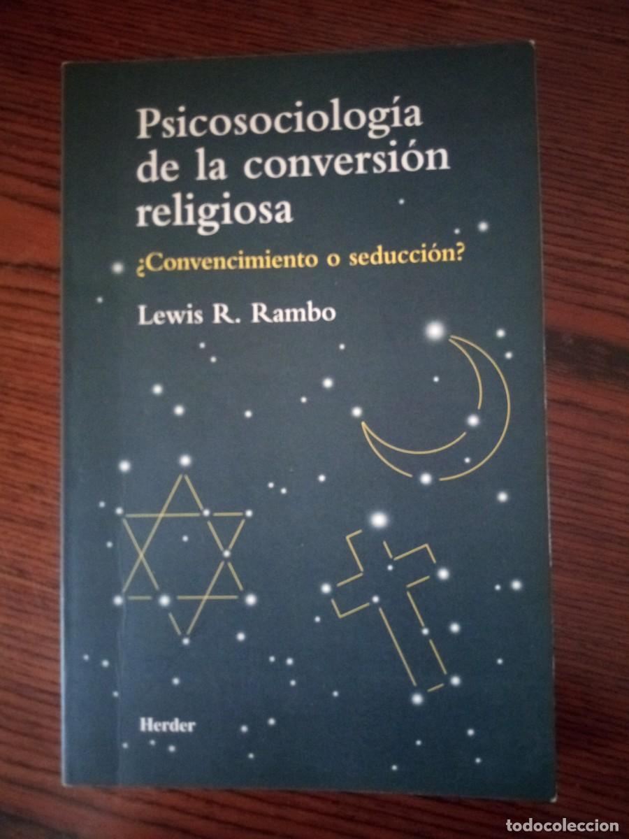 Livros em segunda m&atilde;o: &rdquo;Psicosociolog&iacute;a de la conversi&oacute;n religiosa&rdquo;, Lewis R. Rambo (Herder)