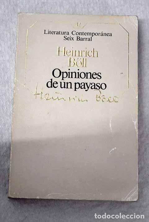 B&uuml;cher: Opiniones de un payaso.- Boll, Heinrich