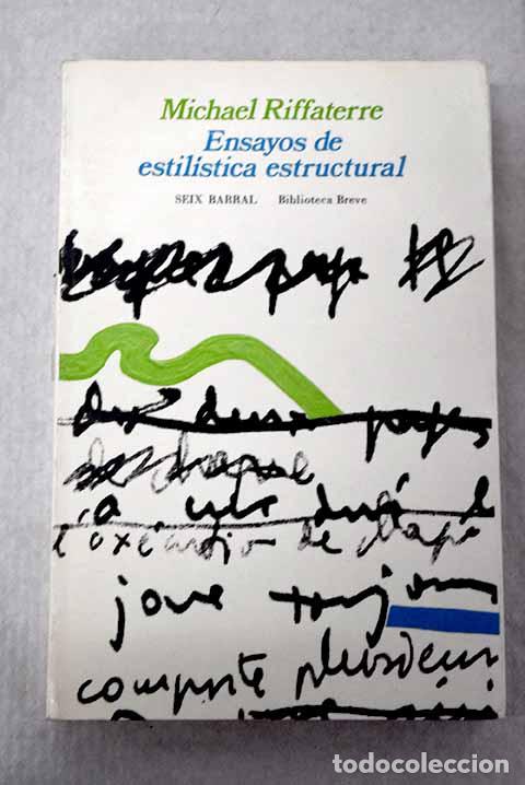books: Ensayos de estil&iacute;stica estructural.- Riffaterre, Michael