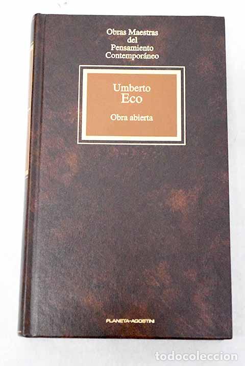 Libri di seconda mano: Obra abierta: Eco, Umberto.- Eco, Umberto