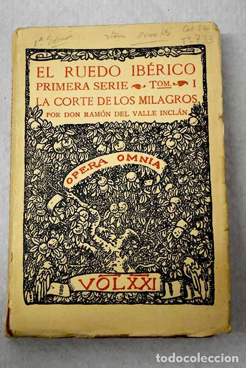 Libros: La corte de los milagros.- Valle-Incl&aacute;n, Ram&oacute;n del