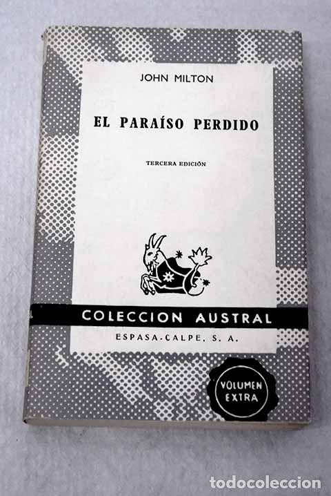 books: El para&iacute;so perdido: Milton, John.- Milton, John
