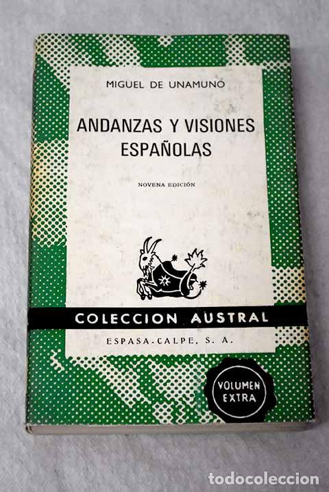 Libros: Andanzas y visiones espa&ntilde;olas.- Unamuno, Miguel de