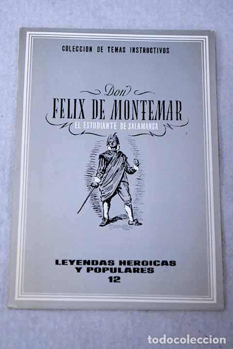 Livres: Don Felix de Montemar: el estudiante de Salamanca