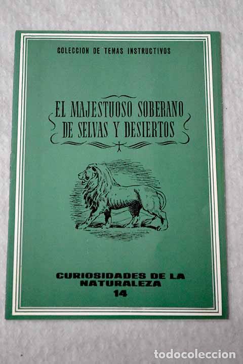 Libros: El majestuoso soberano de selvas y desiertos