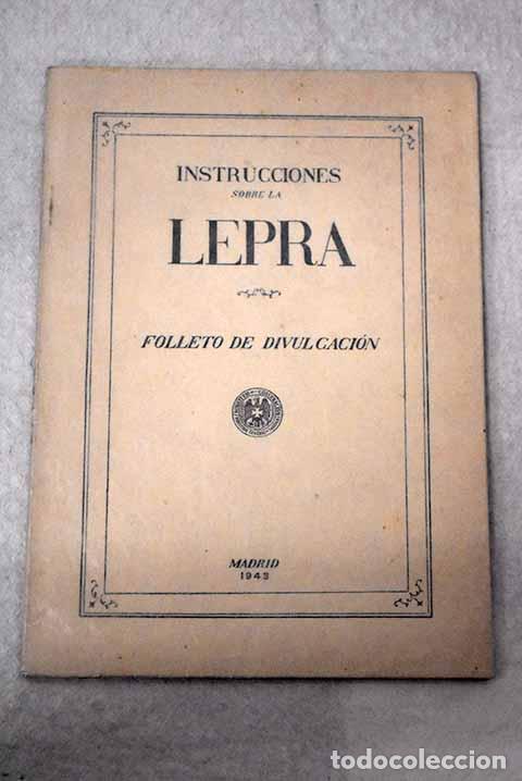B&uuml;cher: Instrucciones sobre la lepra: folleto de divulgaci&oacute;n