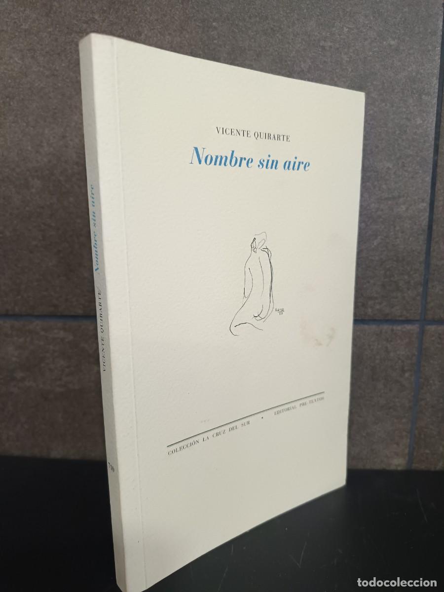 books: Nombre sin aire, Vicente Quirarte