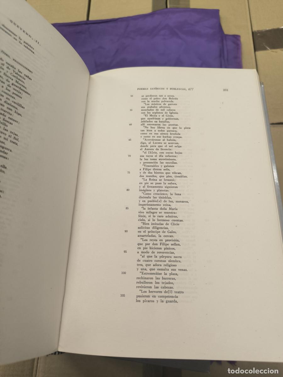 Libros: Obra Po&eacute;tica, 4 tomos - Quevedo, Francisco de - Foto 10