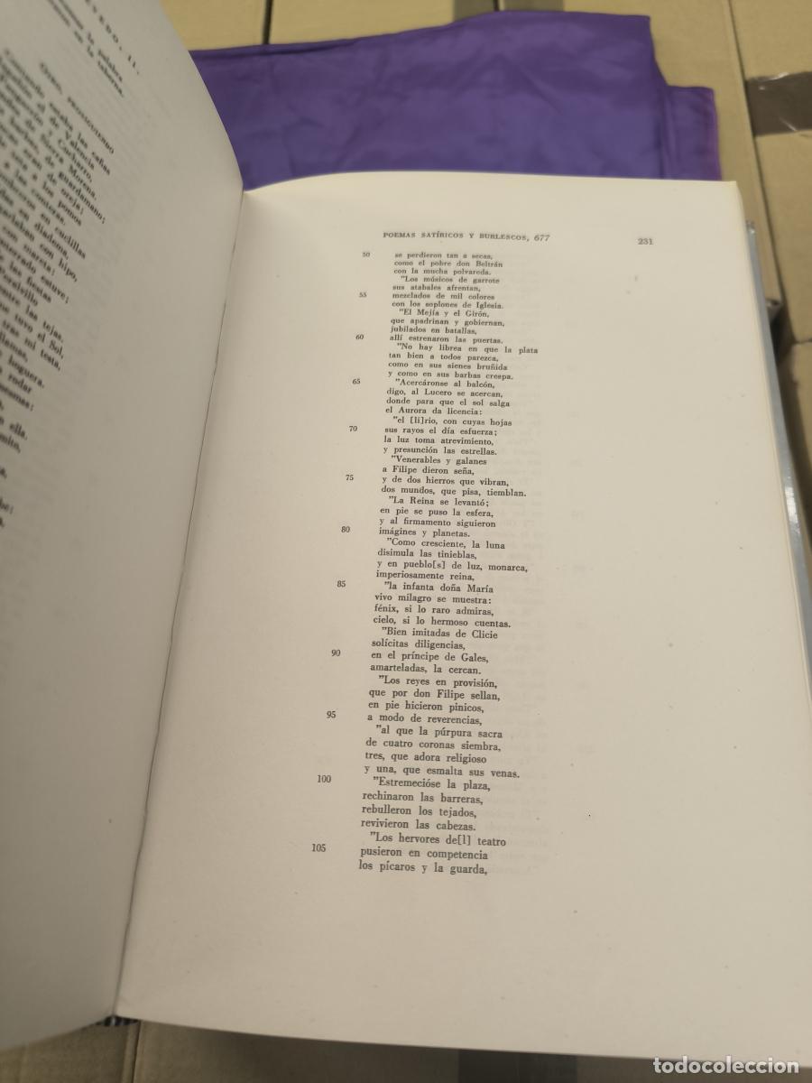 Libros: Obra Po&eacute;tica, 4 tomos - Quevedo, Francisco de - Foto 11