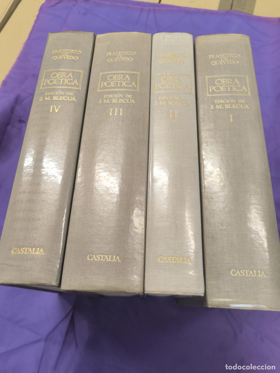 Libros: Obra Po&eacute;tica, 4 tomos - Quevedo, Francisco de - Foto 13