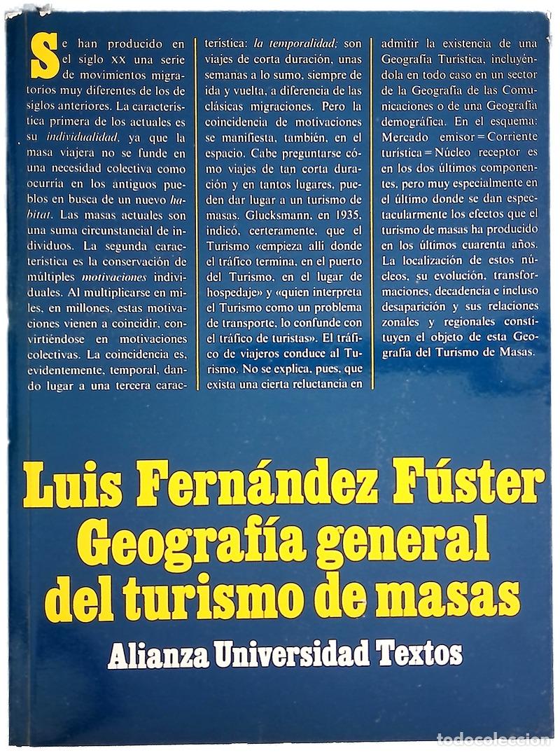 Livres: Geograf&iacute;a general del turismo de masas