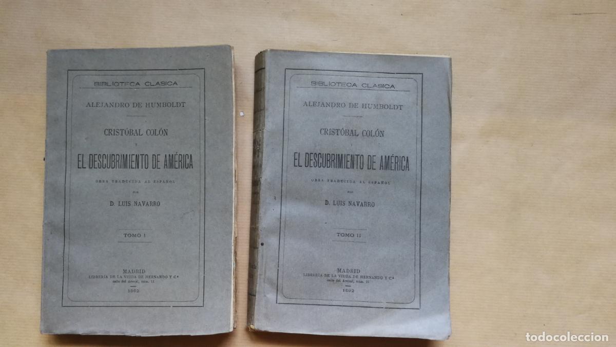 books: Cristobal Col&oacute;n y el Descubrimiento de Am&eacute;rica. Historia de la geograf&iacute;a del nuevo continente y de l