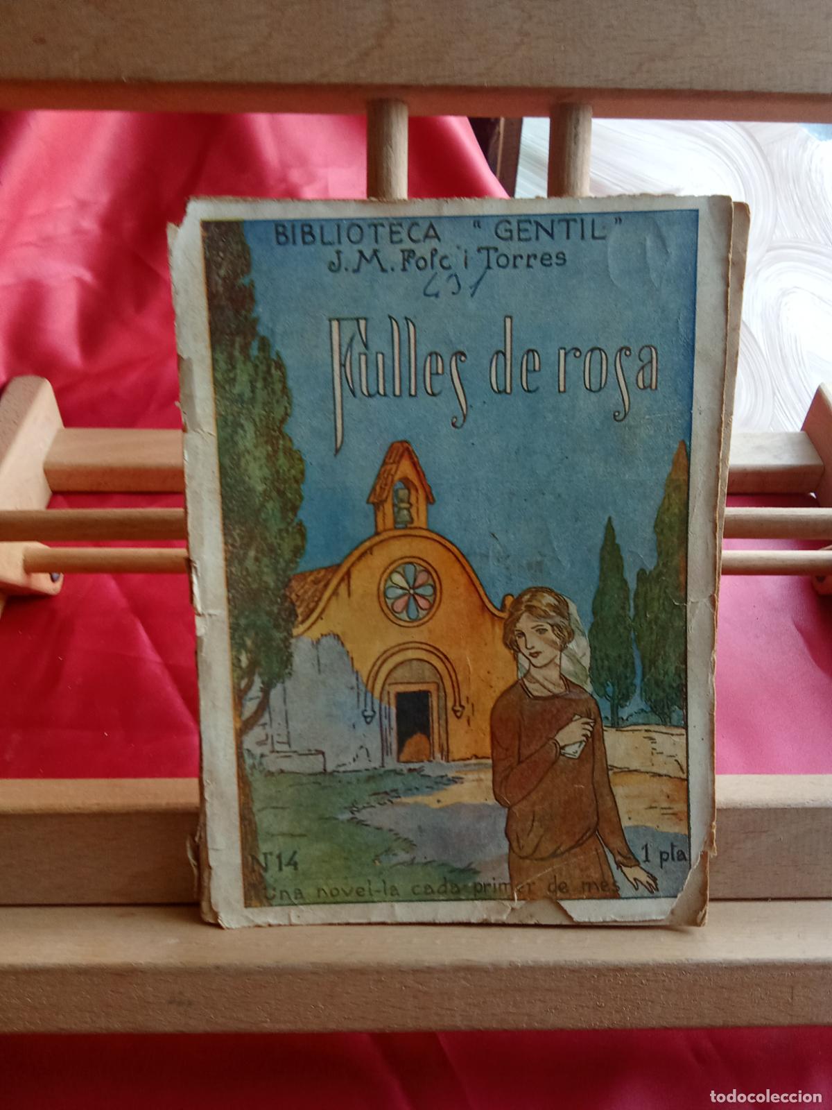 Libros: Fulles de rosa. J.M. Folc i Torres L.11029-1985