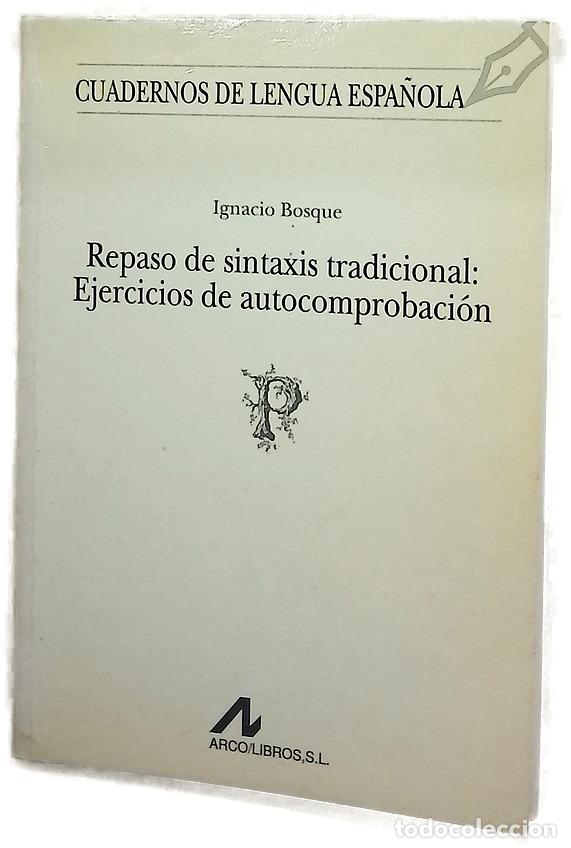 Libros: Repaso de sintaxis tradicional ejercicios de autocomprobaci&oacute;n
