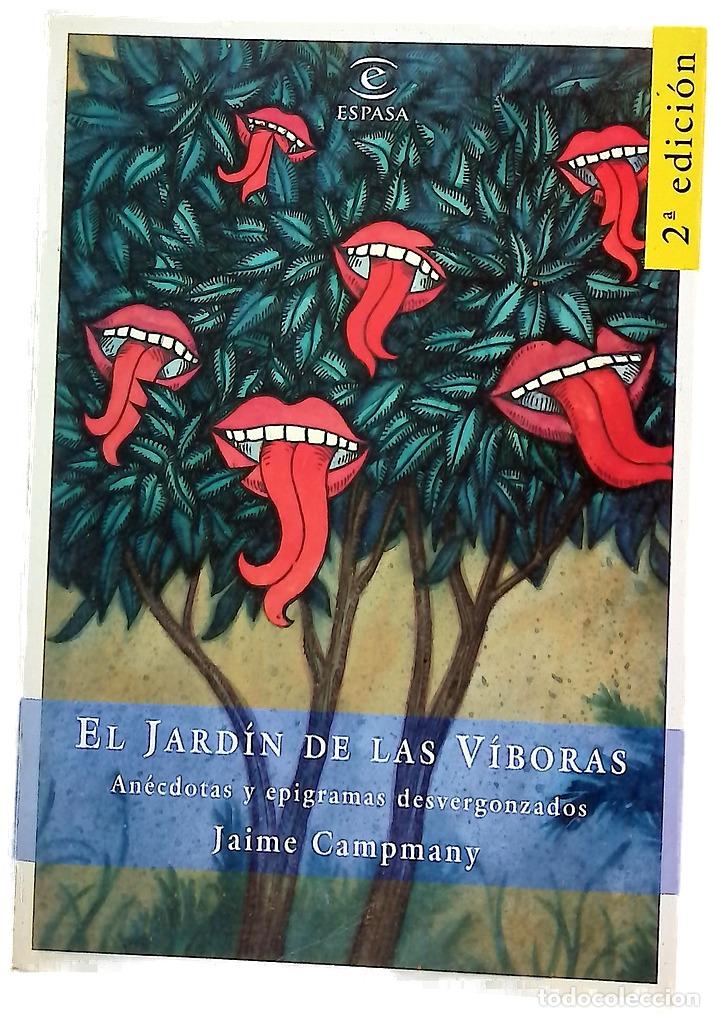 Libros: El jard&iacute;n de las v&iacute;boras an&eacute;cdotas y epigramas desvergonzados
