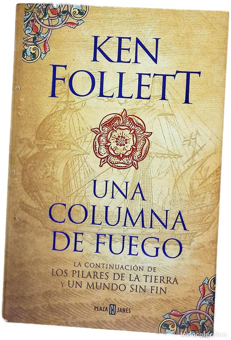Livros em segunda m&atilde;o: Una columna de fuego - Follett, Ken