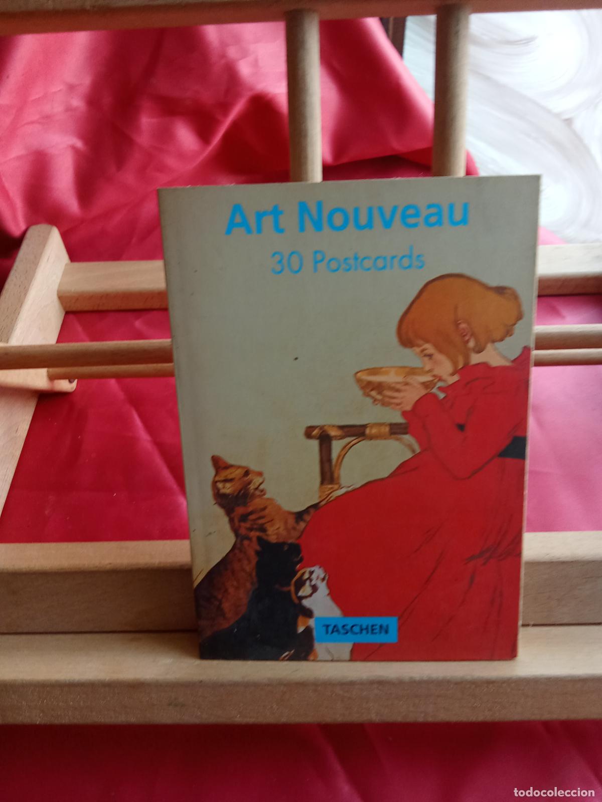 B&uuml;cher: Art Nouveau 30 postcards L.11029-1997 aleman