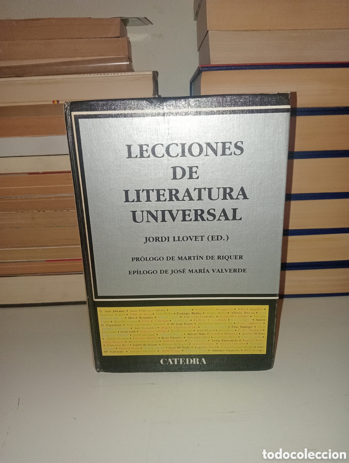 B&uuml;cher: Lecciones de Literatura Universal. Siglos XII a XX. Jordi Llovet, Ed. - Varios.