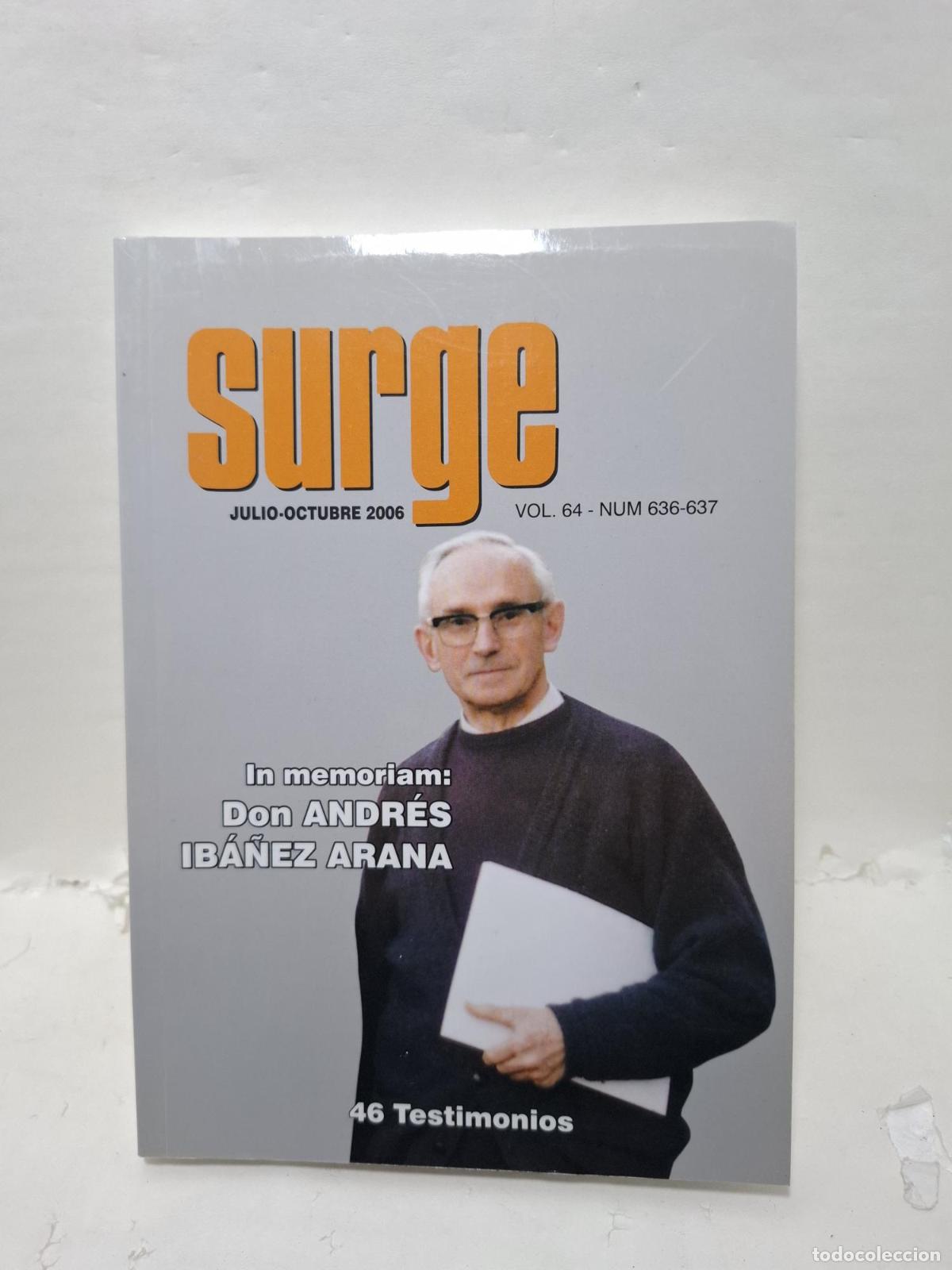 books: SURGE (in memorian Don Andr&eacute;s Iba&ntilde;ez Arana) Revista sacerdotal - Saturnino Gamarra Mayor