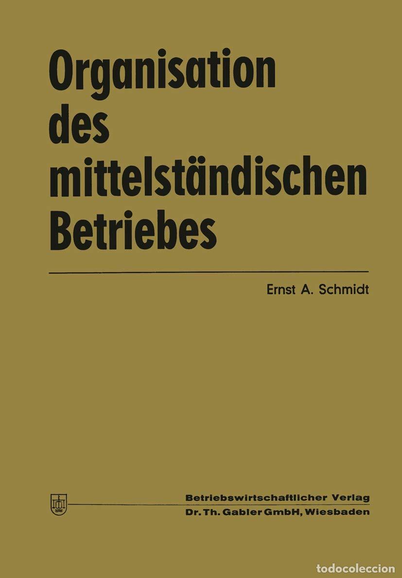 Livres: Organisation des Mittelst&auml;ndischen Betriebes (German Edition)