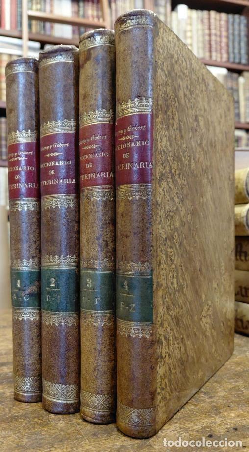 Libri di seconda mano: DICCIONARIO DE VETERINARIA. 4 Tomos. - CAGNY, P; GOBERT, H.; J. GARCIA E IZCARA, Dalmacio.(Trad.)