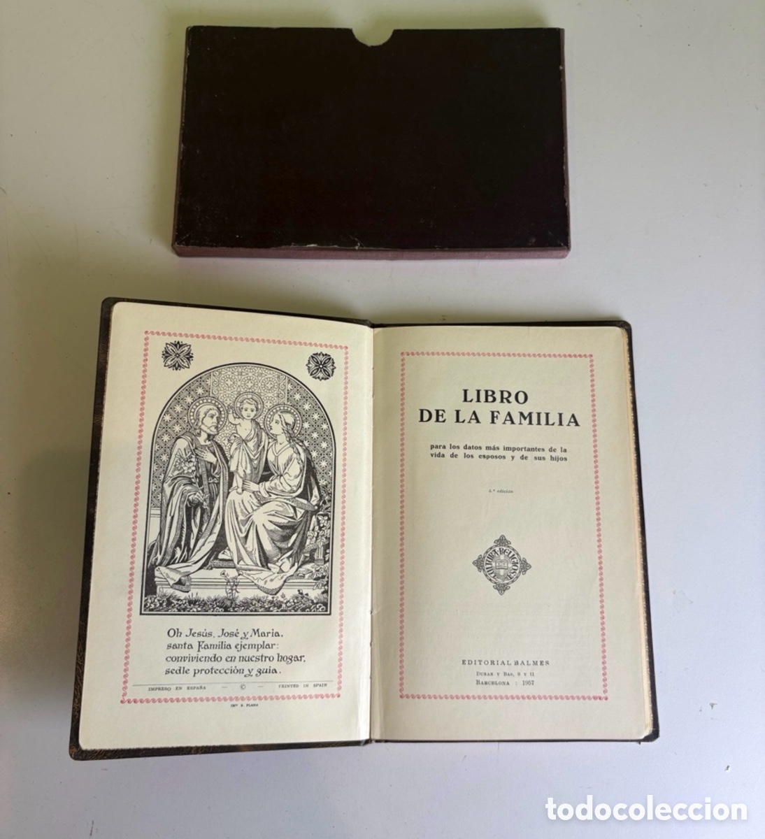 Libros: Libro de la Familia &ndash; Editorial Balmes, Barcelona 1957, con estuche original