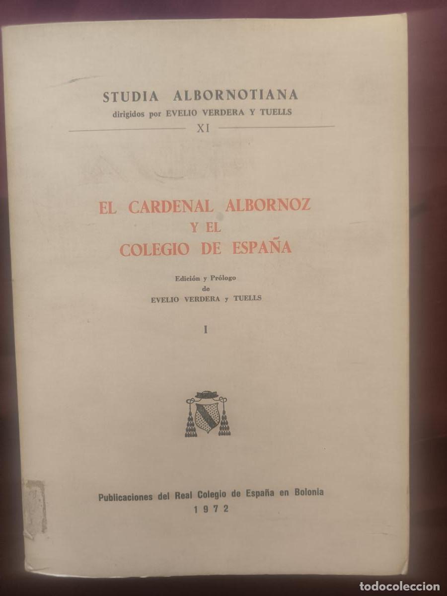 Libros: El Cardenal Albornoz y el Colegio de Espa&ntilde;a. (3 tomos) -