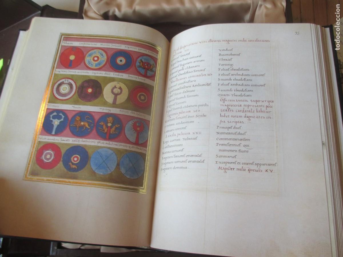 Libros: NOTITIA DIGNITATUM ( Facsimil + estudio)( Ed. Liber Millenium) W41332 - Foto 6