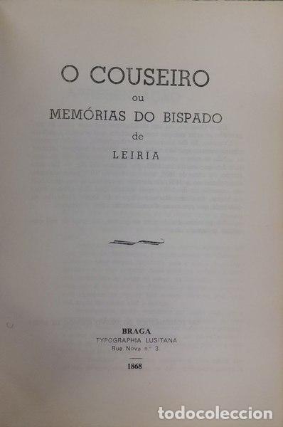 Libros: COUSEIRO (O) OU MEM&Oacute;RIAS DO BISPADO DE LEIRIA.