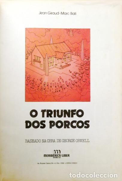 books: GIRAUD. (Jean) e Marc Bati. - O TRIUNFO DOS PORCOS. [1.&ordf; EDI&Ccedil;&Atilde;O]
