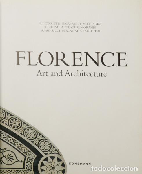 B&uuml;cher: BIETOLETTI. (S.) et al. - FLORENCE, ART AND ARCHITECTURE.
