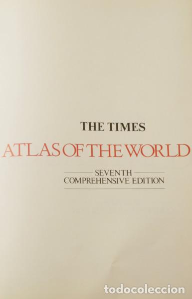B&uuml;cher: THE TIMES ATLAS OF THE WORLD. [7.&ordf; EDI&Ccedil;&Atilde;O]