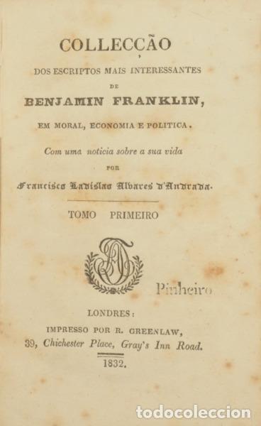 Libros: FRANKLIN. (Benjamin) - COLLEC&Ccedil;&Atilde;O DOS ESCRIPTOS MAIS INTERESSANTES - Foto 1