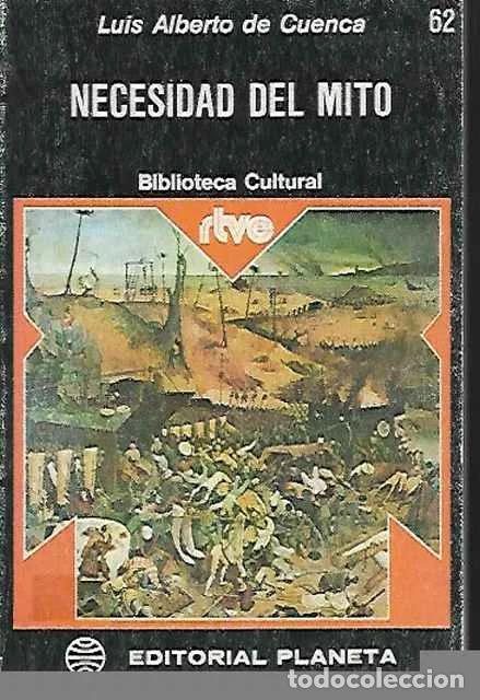 Libros: Necesidad del mito - Luis Alberto de Cuenca