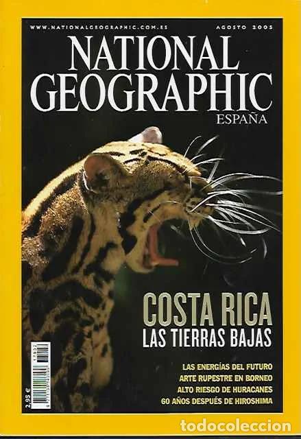 Libros: National Geographic, agosto 2005. Costa Rica. Las Tierras Bajas - VV. AA.