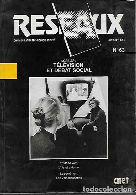 Libros: Reseaux - Janv./fev. 1994 - VV. AA.