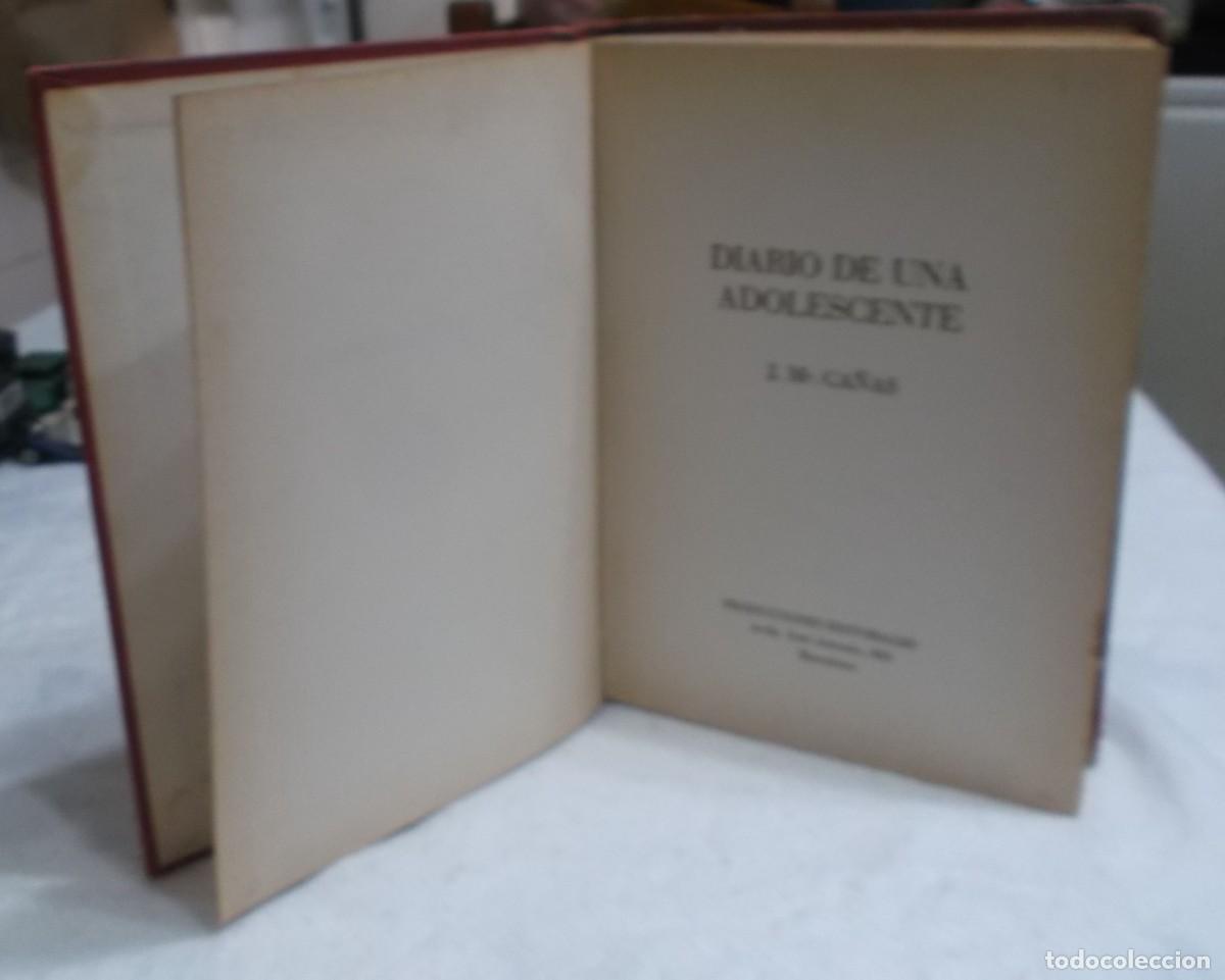 Libros: Diario de una adolescente J.M.Ca&ntilde;as producciones editoriales a&ntilde;o 1976