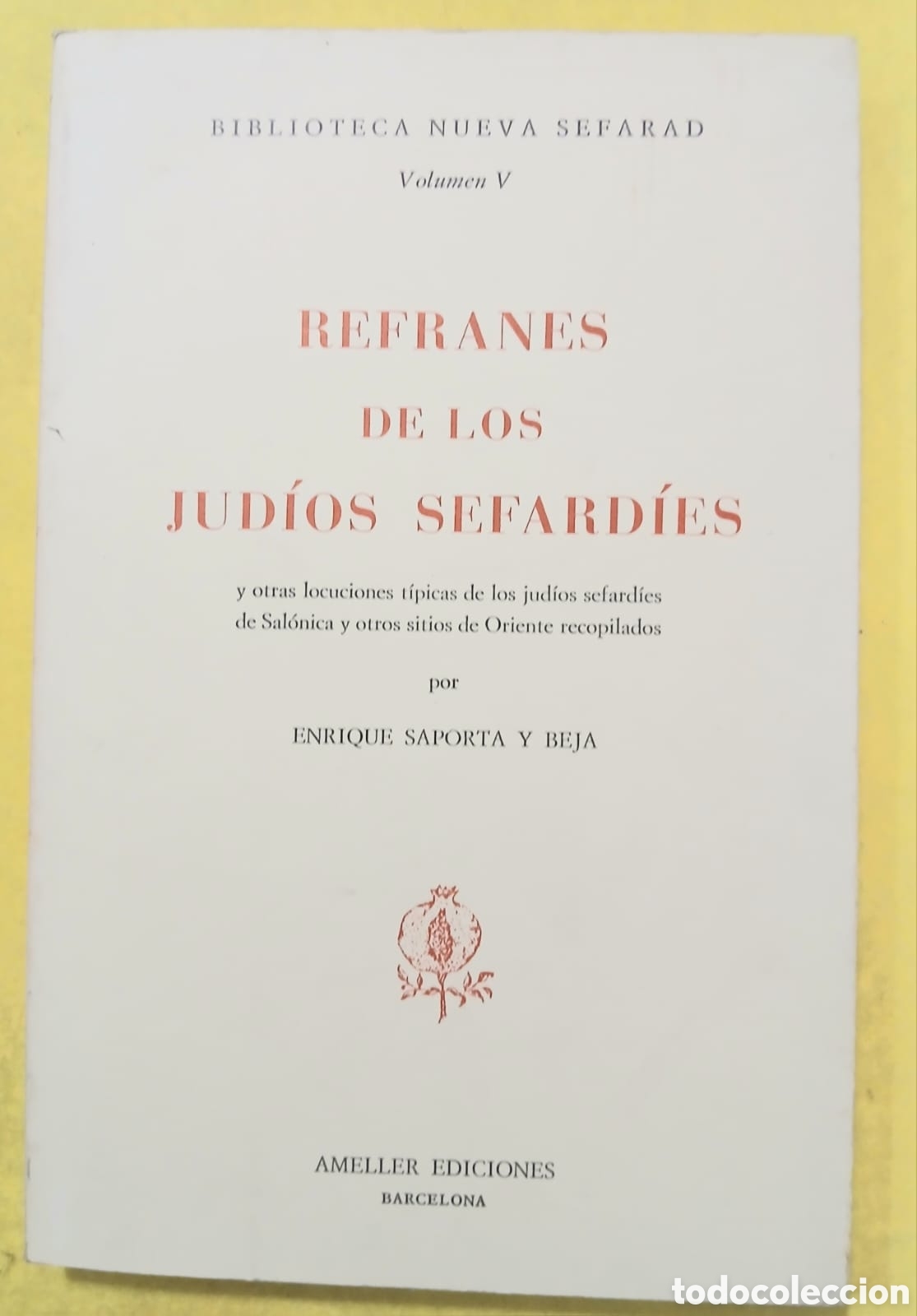 Libros: refranes de los jud&iacute;os sefard&iacute;es